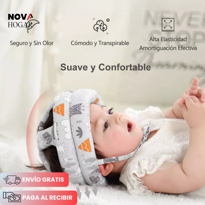 CuddleCap™ Casco Protección Antigolpes para Bebé