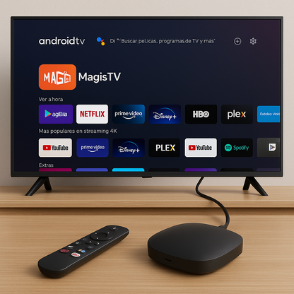Tv Box Onn 4k Con Magistv Y Chromecast ( Mejor Que Roku )
